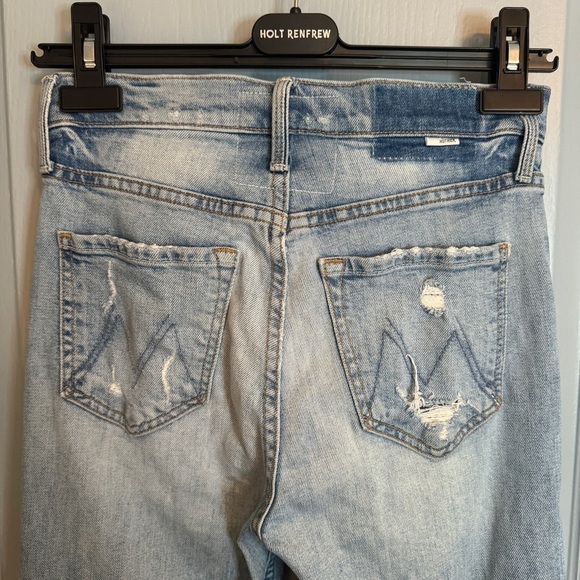 MOTHER Superior The Tomcat Jeans The‎  Confession Size 25 Light Wash High Rise - Picture 6 of 16